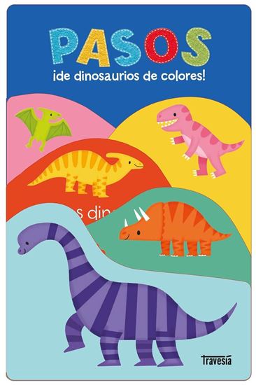 Imagen de PASOS DE DINOSAURIOS DE COLORES