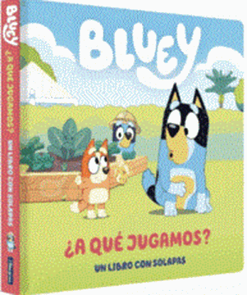 Imagen de BLUEY. LIBRO DE CARTON CON SOLAPAS - ¿A