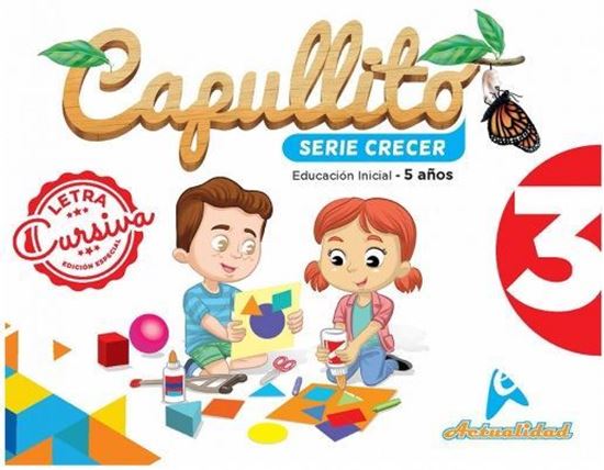 Imagen de CAJA CAPULLITO SERIE CRECER 3 CURSIVA
