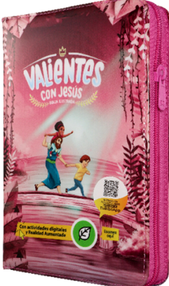 Imagen de BIBLIA RV VALIENTES CON JESUS ROSADA