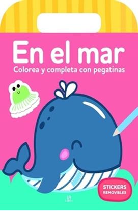 Imagen de EN EL MAR. COLOREA Y COMPLETA CON STIKER