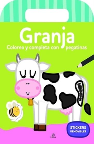 Imagen de GRANJA. COLOREA Y COMPLETA CON STIKERS