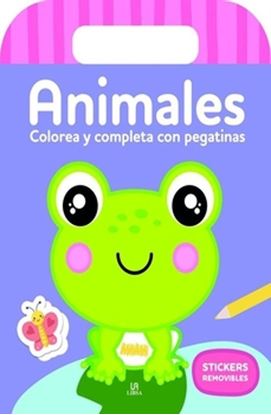 Imagen de ANIMALES. COLOREA Y COMPLETA CON STIKERS