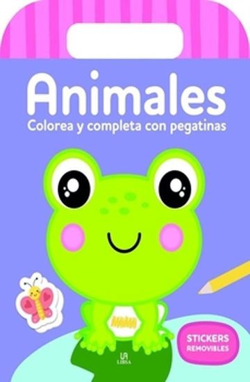 Imagen de ANIMALES. COLOREA Y COMPLETA CON STIKERS