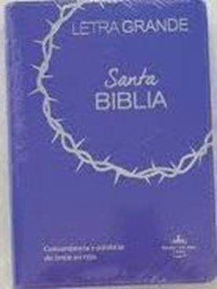 Imagen de SANTA BIBLIA RVR LG/CONC. (LILA+ZIPPER)