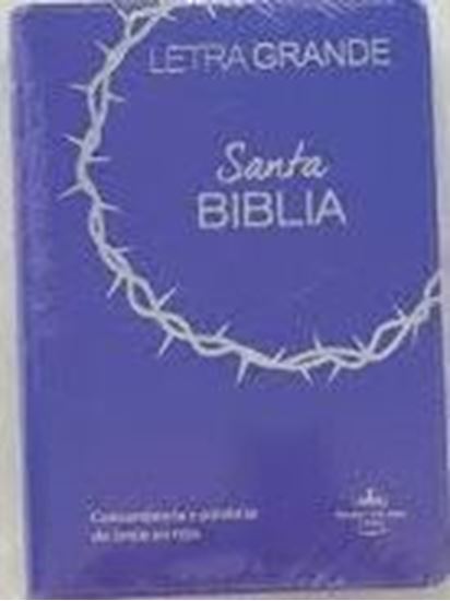 Imagen de SANTA BIBLIA RVR LG/CONC. (LILA+ZIPPER)