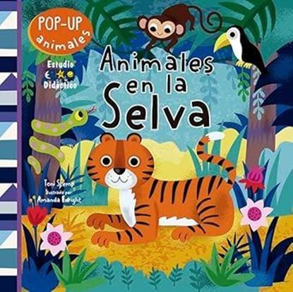 Imagen de ANIMALES EN LA SELVA (POP-UP ANIMALES)