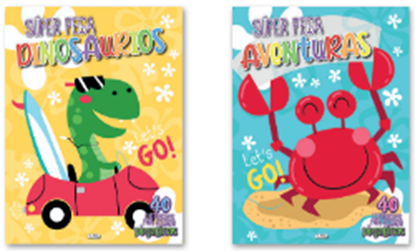 Imagen de SUPER PEGACOLOR DINOSAURIOS/AVENTURAS