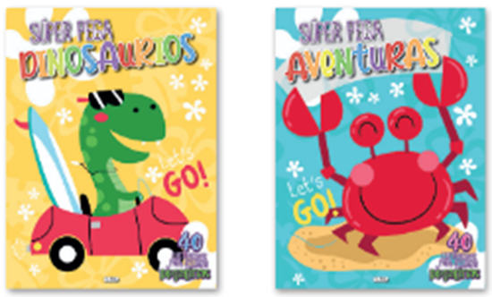 Imagen de SUPER PEGACOLOR DINOSAURIOS/AVENTURAS