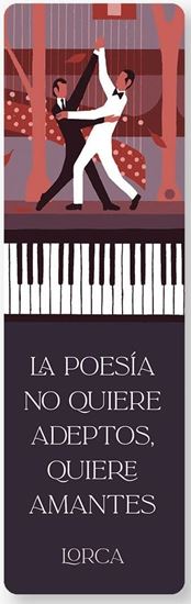 Imagen de LA POESIA NO QUIERE ADEPTOS (MARCAPAGINA