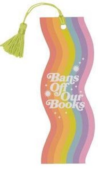 Imagen de BANS OFF OUR BOOKS BOOKMARK