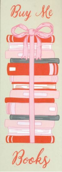Imagen de BUY ME A BOOK STACK BOOKMARK