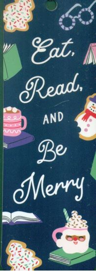 Imagen de EAT, READ & BE MERRY (2025) BOOKMARK