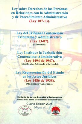 Imagen de CONJ. DE LEYES CON-ADM. (LEY 107-13, 13.