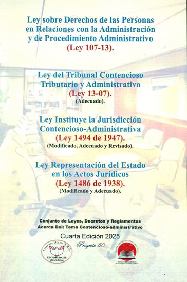 Imagen de CONJ. DE LEYES CON-ADM. (LEY 107-13, 13.