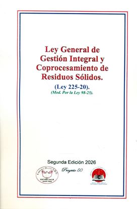 Imagen de LEY 225-20 SOBRE RESIDUOS SOLIDOS (2026)