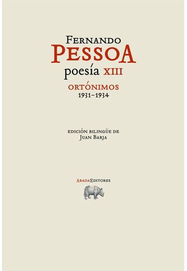 Imagen de POESIA XIII: ORTONIMOS (1931-1934)