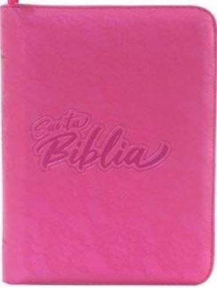Imagen de BIBLIA FUCSIA CANTO BLANCO