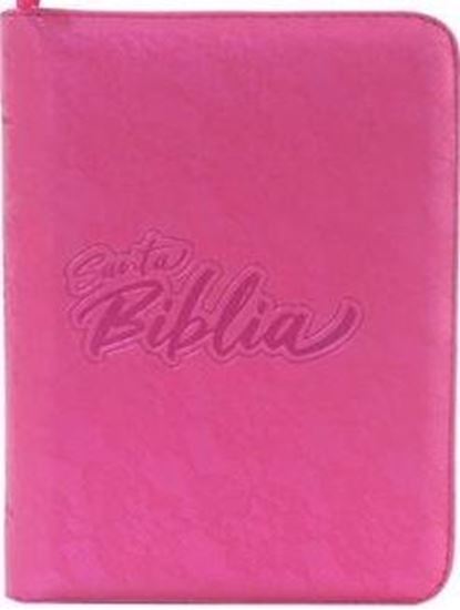 Imagen de BIBLIA FUCSIA CANTO BLANCO