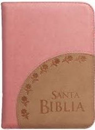 Imagen de BIBLIA RV 1960 LETRA MED. IMI. PIEL ROSA