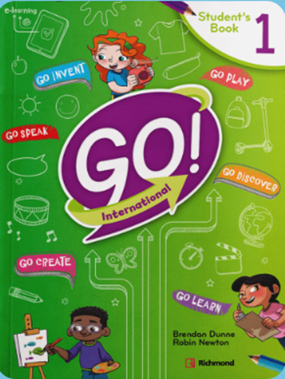 Imagen de GO! INTERNATIONAL STUDENT S BOOK 1. PRIM