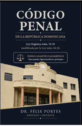 Imagen de CODIGO PENAL DE LA REP. DOM. LEY 44-26