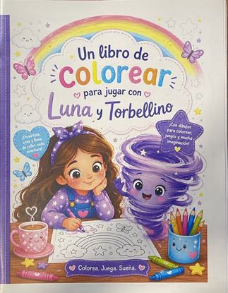 Imagen de LUNA Y TORBELLINO. LIBRO DE COLOREAR