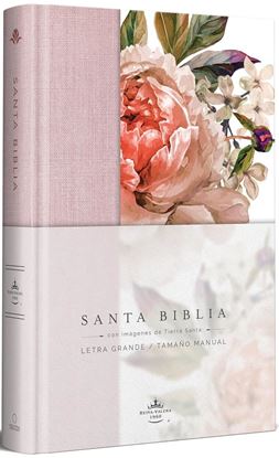 Imagen de BIBLIA REINA VALERA 1960 LG TELA ROSADA